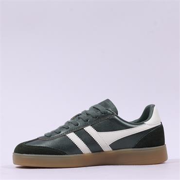 Gola Viper Metallic Gumsole Trainer - Bottle Green